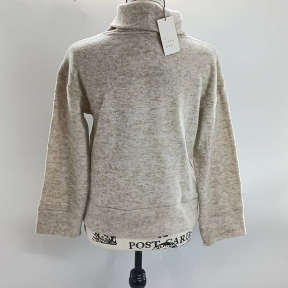 A New Day Sweater Tan Turtleneck Comfy Warm Stretch Long Sleeve Womens Size XS - Picture 4 of 5